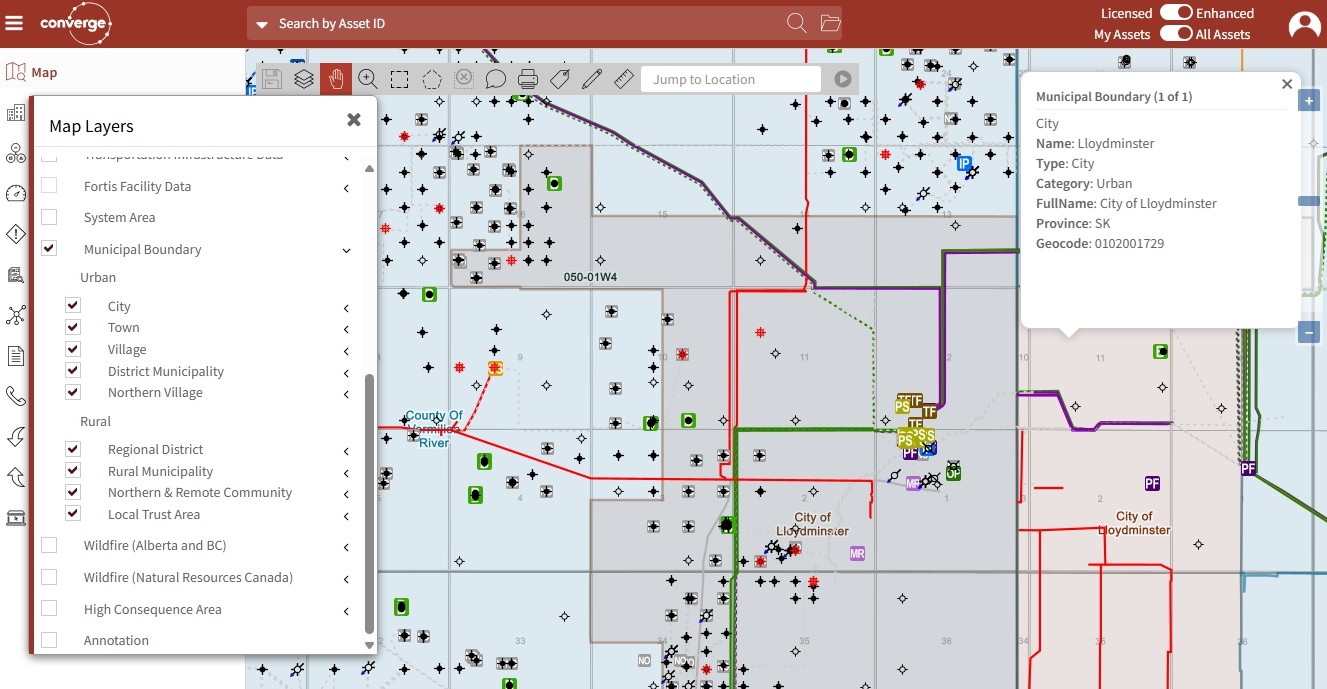 Municipal Boundary Layer screenshot